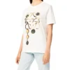 Alphabet Printing Short Sleeve White S359333Xbp