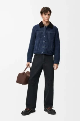 Anagram Baggy Jeans in Denim