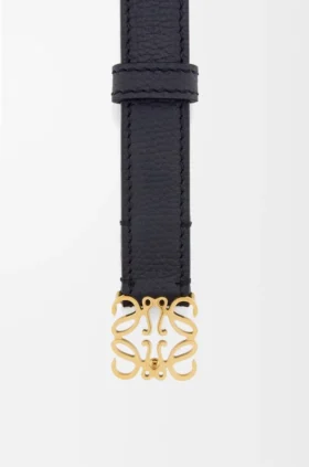 Anagram Belt in Pebble Grain Calfskin Anagram Belt in Pebble Grain Calfskin