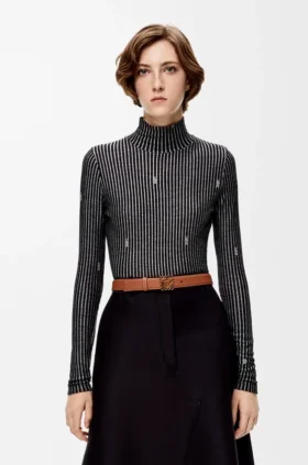 Anagram Belt in Pebble Grain Calfskin Anagram Belt in Pebble Grain Calfskin