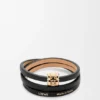 Anagram Bombé Twist Bracelet in Calfskin