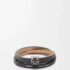 Anagram Bombé Twist Bracelet in Calfskin