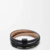 Anagram Bombé Twist Bracelet in Calfskin