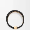 Anagram Bombé Twist Bracelet in Calfskin