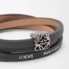 Anagram Bombé Twist Bracelet in Calfskin