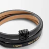 Anagram Bombé Twist Bracelet in Calfskin