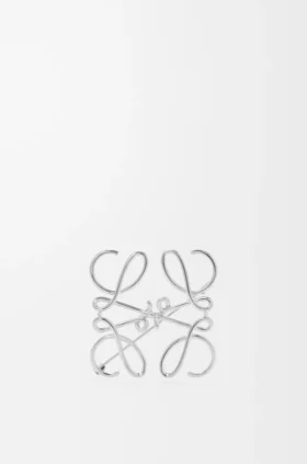 Anagram Brooch in Metal