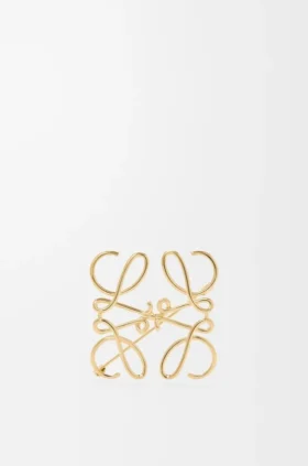 Anagram Brooch in Metal
