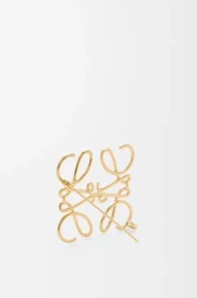 Anagram Brooch in Metal