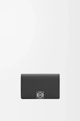 Anagram Business Cardholder in Pebble Grained Calfskin