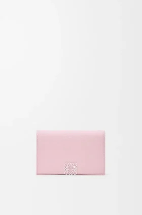 Anagram Business Cardholder in Pebble Grained Calfskin