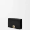 Anagram Business Cardholder in Pebble Grained Calfskin Anagram Business Cardholder in Pebble Grained Calfskin