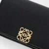 Anagram Business Cardholder in Pebble Grained Calfskin Anagram Business Cardholder in Pebble Grained Calfskin