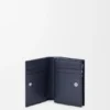 Anagram Compact Wallet in Pebble Grained Calfskin Anagram Compact Wallet in Pebble Grained Calfskin