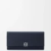 Anagram Continental Wallet in Pebble Grained Calfskin Anagram Continental Wallet in Pebble Grained Calfskin