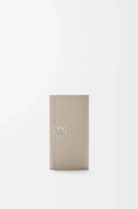 Anagram Key Case in Pebble Grained Calfskin