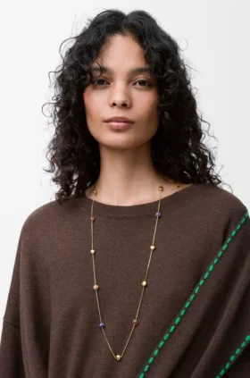Anagram Pebble Necklace