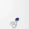 Anagram Pebble Ring in Sterling Silver and Lapis Lazuli Anagram Pebble Ring in Sterling Silver and Lapis Lazuli
