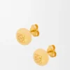 Anagram Pebble Stud Earrings in Sterling Silver Anagram Pebble Stud Earrings in Sterling Silver