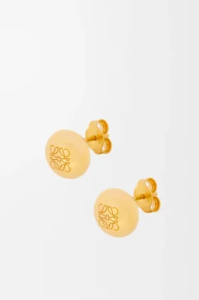 Anagram Pebble Stud Earrings in Sterling Silver