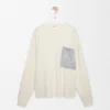 Anagram Pocket Sweater in Cotton Blend Anagram Pocket Sweater in Cotton Blend