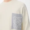Anagram Pocket Sweater in Cotton Blend Anagram Pocket Sweater in Cotton Blend