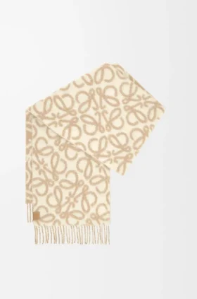 Anagram Scarf in Alpaca and Wool Blend