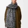 Anagram Scarf in Alpaca and Wool Blend Anagram Scarf in Alpaca and Wool Blend
