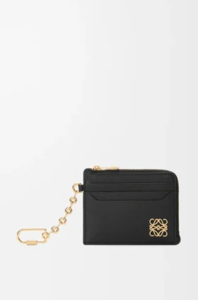 Anagram Square Coin Cardholder in Pebble Grained Calfskin Anagram Square Coin Cardholder in Pebble Grained Calfskin