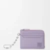 Anagram Square Coin Cardholder in Pebble Grained Calfskin