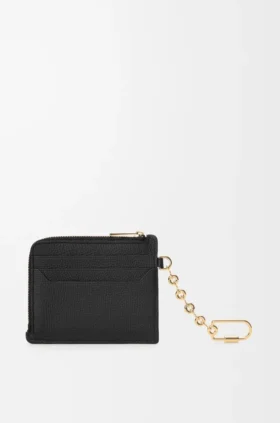 Anagram Square Coin Cardholder in Pebble Grained Calfskin Anagram Square Coin Cardholder in Pebble Grained Calfskin