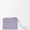 Anagram Square Coin Cardholder in Pebble Grained Calfskin
