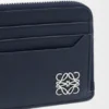 Anagram Square Coin Cardholder in Pebble Grained Calfskin