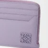 Anagram Square Coin Cardholder in Pebble Grained Calfskin