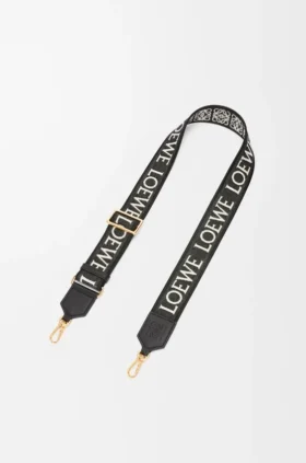 Anagram Strap in Jacquard and Calfskin