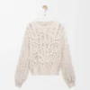 Anagram Sweater in Cotton and Wool Blend Anagram Sweater in Cotton and Wool Blend