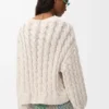 Anagram Sweater in Cotton and Wool Blend Anagram Sweater in Cotton and Wool Blend