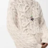 Anagram Sweater in Cotton and Wool Blend Anagram Sweater in Cotton and Wool Blend
