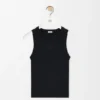 Anagram Tank Top in Stretch Viscose Anagram Tank Top in Stretch Viscose