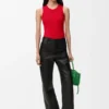 Anagram Tank Top in Stretch Viscose Anagram Tank Top in Stretch Viscose