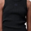 Anagram Tank Top in Stretch Viscose Anagram Tank Top in Stretch Viscose