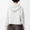 Anagram Zip-Up Hoodie in Wool Anagram Zip-Up Hoodie in Wool