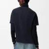 Asymmetric T-Shirt in Cotton Blend Asymmetric T-Shirt in Cotton Blend