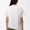 Asymmetric T-Shirt in Cotton Blend Asymmetric T-Shirt in Cotton Blend