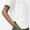 Asymmetric T-Shirt in Cotton Blend Asymmetric T-Shirt in Cotton Blend