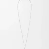 Aubergine Necklace in Sterling Silver and Pearl