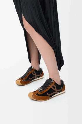 Ballet Runner 2.0 In Hairy Calfskin