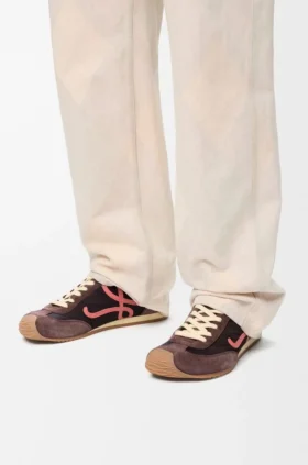 Ballet Runner 2.0 In Nylon and Calfskin