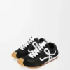 Ballet Runner 2.0 In Nylon and Calfskin
