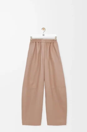 Barrel Trousers in Nappa Lambskin